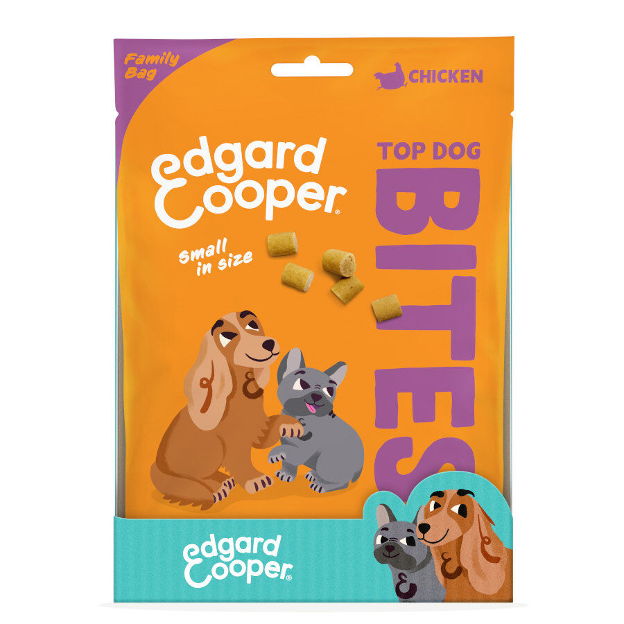 120 g Edgard & Cooper Bocaditos Mini de Pollo snack para perros, , large indicador imagen numero 8